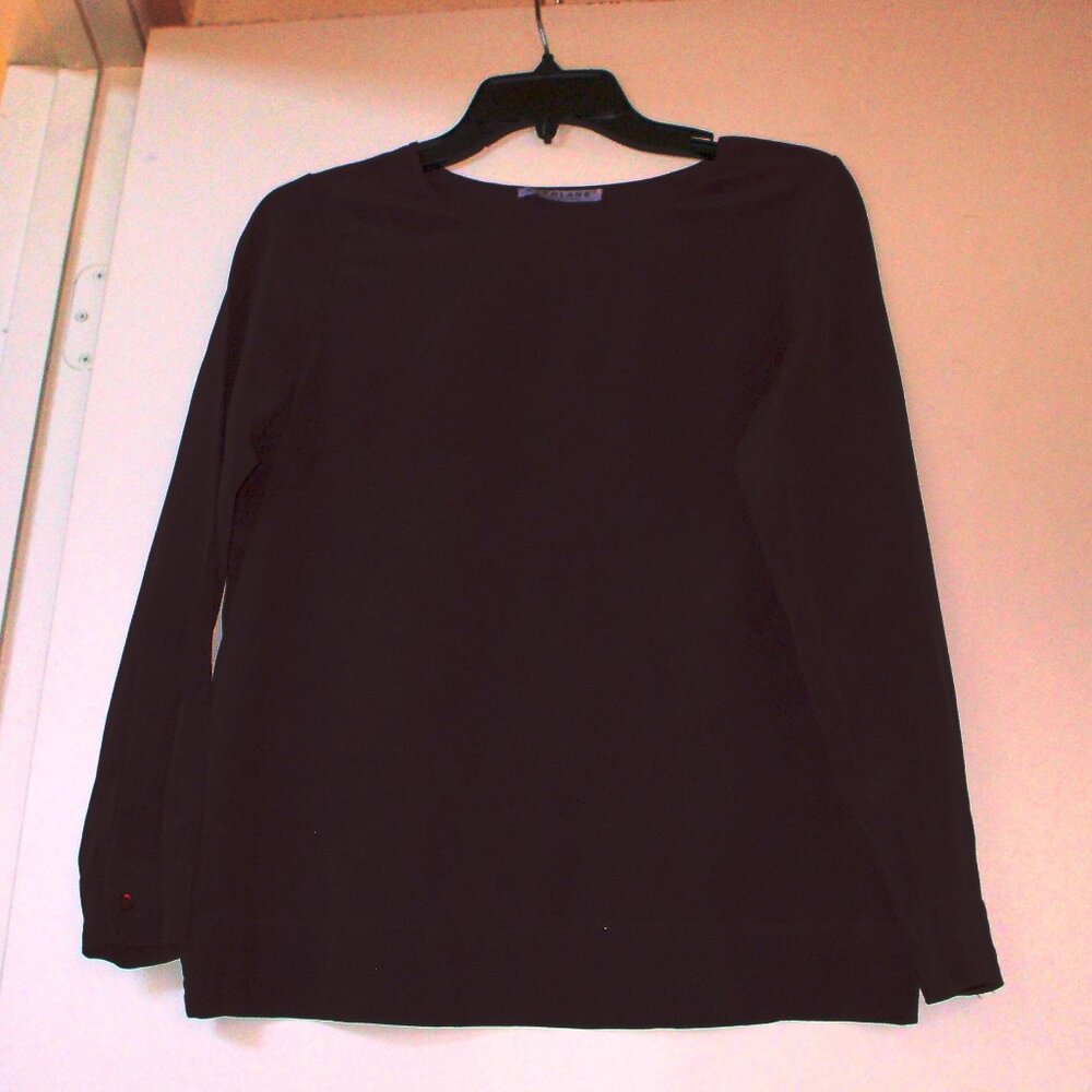 Everlane Women's Burgandy Silk Blouse - Size XS